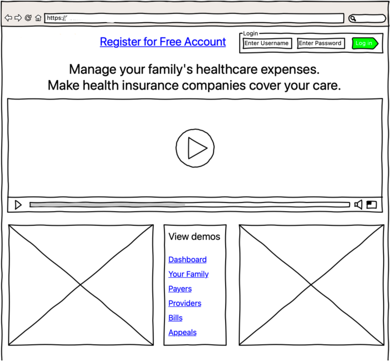 HealthCRM - Homepage